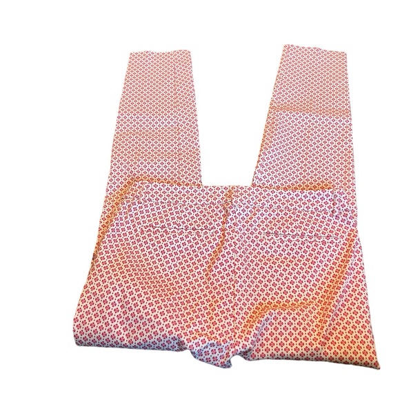 CYNTHIA ROWLEY pink and white pants - Picture 2 of 4